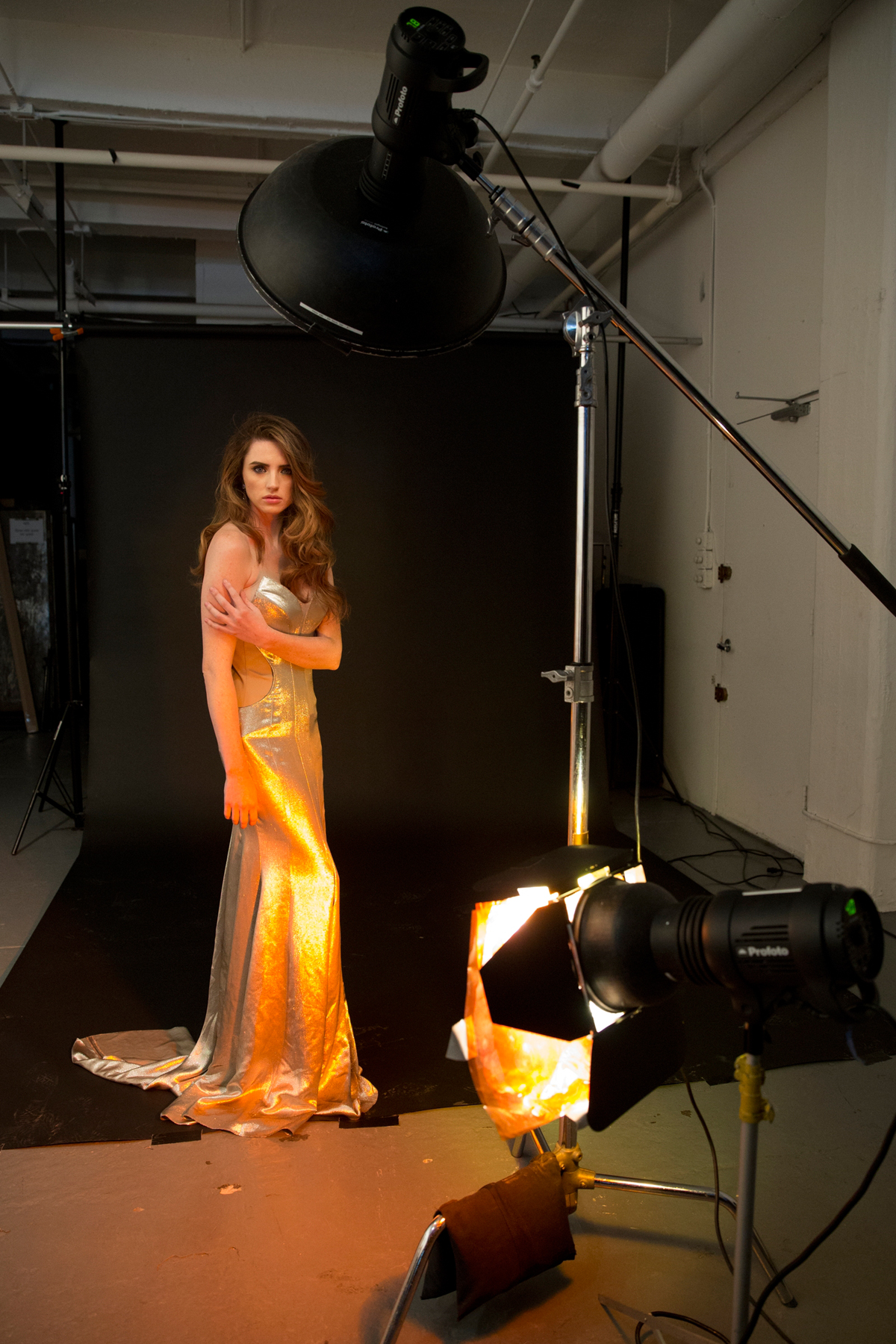 Lindsay Adler Dress On Fire Tutorial behind the scenes