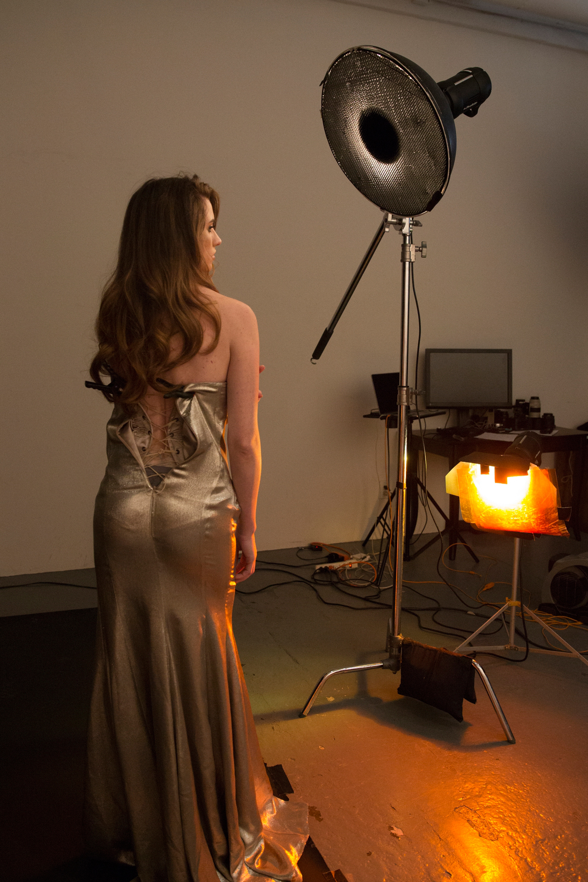 Lindsay Adler Dress On Fire Tutorial behind the scenes