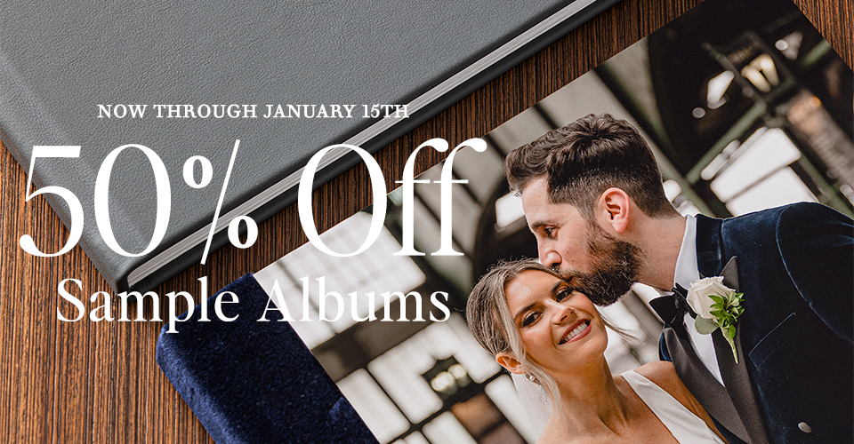 50% off Sample Albums through January 15, 2025