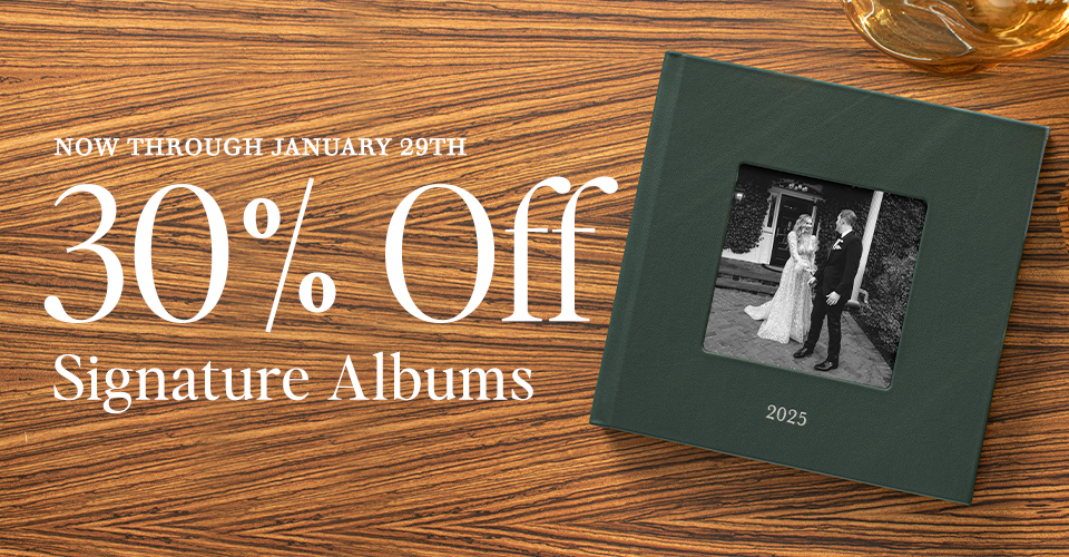 30% off Miller's Signature Albums through January 29, 2025