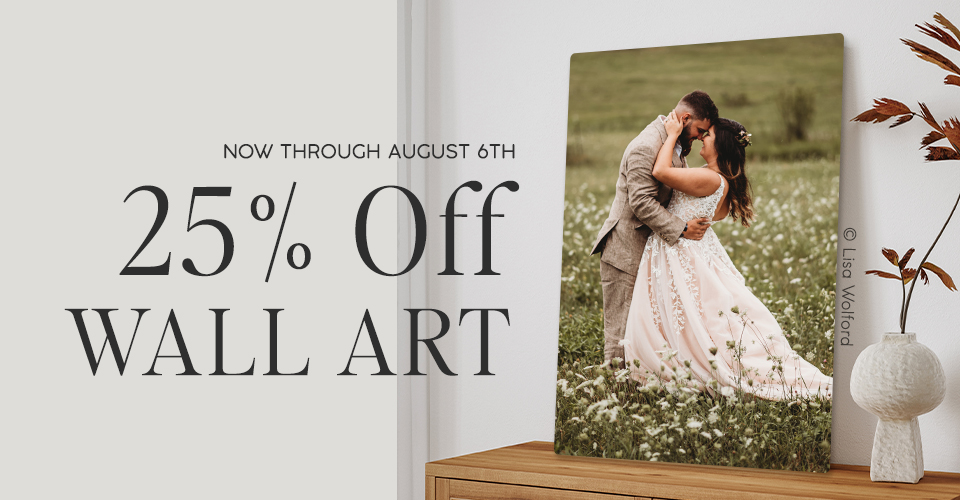 25% off Wall Art through August 6, 2026
