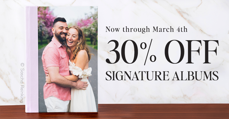 30% off Miller's Signature Albums through March 4, 2026